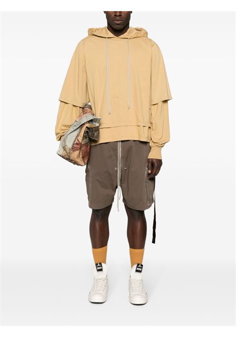 Felpa hustler in giallo - uomo RICK OWENS DRKSHDW | DU01D1281RN42